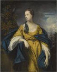 Portrait Of Barbara Lumley, Countess Of Scarbrough (d.1797) by Sir Joshua Reynolds