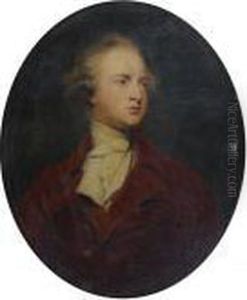 Portrait De Sir Abraham Hume, Dans Un Ovale Peint Portrait De Sir Abraham Hume, Dans Un Ovale Peint
