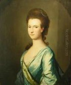 A Portrait Of A Lady In Blue by Sir Joshua Reynolds