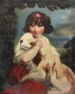Girl With A Dog by Sir Joshua Reynolds