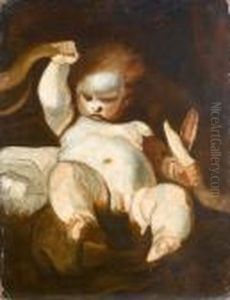 The Infant Hercules Strangling Serpents by Sir Joshua Reynolds