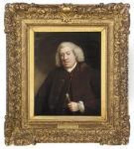 Portrait Of Dr Samuel Johnson (1709-1784) by Sir Joshua Reynolds