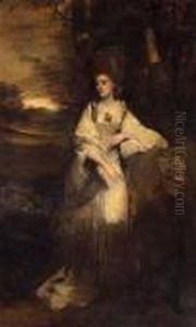 A Portrait Of Lady Catherine Bampfylde by Sir Joshua Reynolds