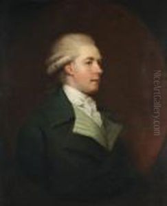 Potrait Of A Gentleman In A Green Coat by Sir Joshua Reynolds