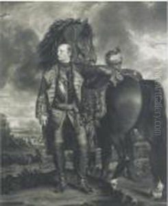 The Honourable John Manners, Marquis Of Granby, Standing Before His Horse by Sir Joshua Reynolds