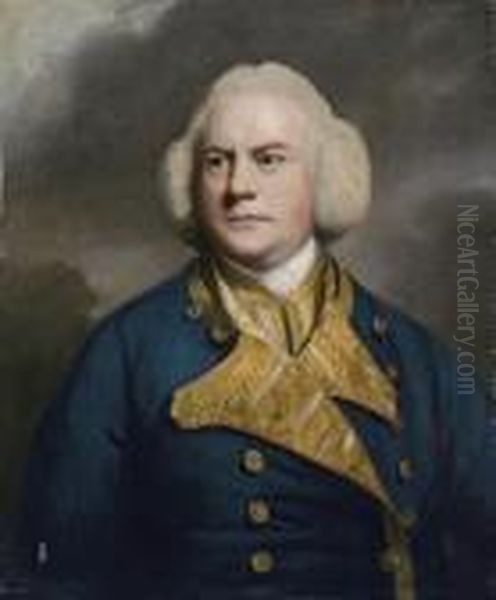 Portrait Of Admiral Thomas Cotes, Half-length, In Flag Officer's Uniform - view 1