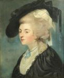 A Portrait Of Georgiana Spencer, Duchess Of Devonshire by Sir Joshua Reynolds