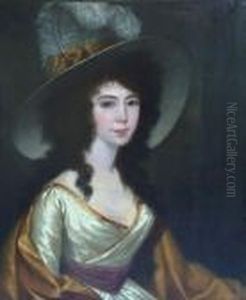 Attr.a. Ritratto Di Signora Con Cappello by Sir Joshua Reynolds