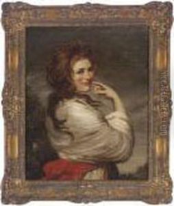 Portrait Of Lady Hamilton As A Bacchante