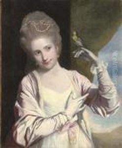 Portrait Of Miss Harriet Powell by Sir Joshua Reynolds