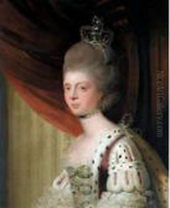 Portrait Of Queen Charlotte by Sir Joshua Reynolds