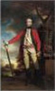 Full Length, Standing, Wearing 
Uniform Of The 15th Kings Light Dragoons, A Skirmish Beyond