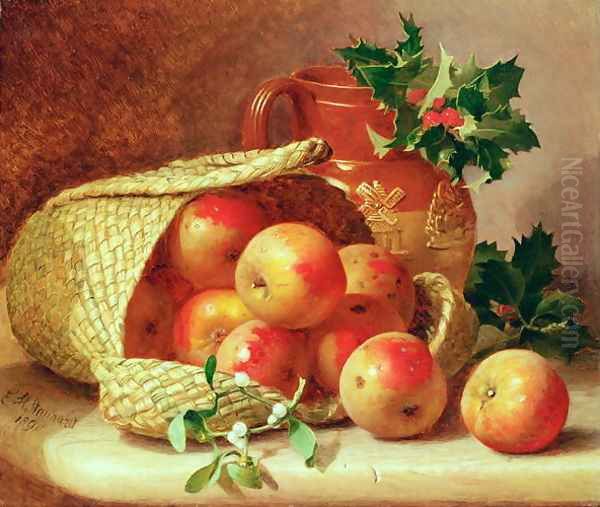 Still Life with holly and mistletoe - view 1