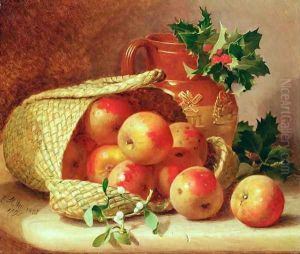 Still Life with holly and mistletoe