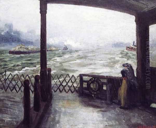 Wake of the Ferry - view 1