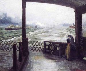 Wake of the Ferry by John Sloan