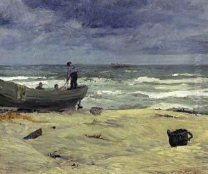 Gray Day, Jersey Coast by John Sloan