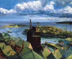 Gloucester Harbor by John Sloan