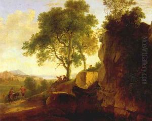 Landscape with Tall Rocks 1643