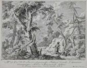 Two Men Penitent In The Wilderness