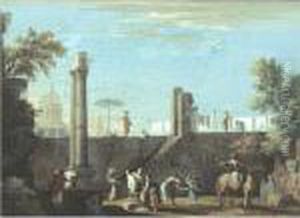 Figures Among Ruins by Marco Ricci