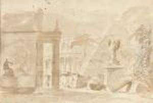 A Capriccio With The Pyramid Of Caius Sestius