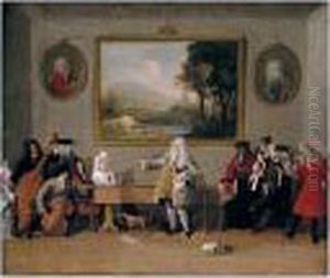 An Opera Rehearsal by Marco Ricci