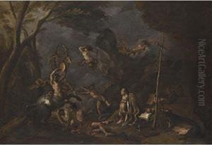 The Temptation Of Saint Anthony by Sebastiano Ricci