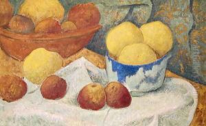 Apples with a Blue Dish, 1922 by Paul Serusier