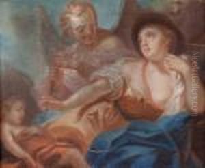 "hagar Mit Ihrem Sohn Ismael Und Dem Engel"