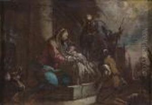 L'adoration Des Bergers by Sebastiano Ricci