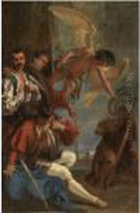 Anteros Pleads With Atropos by Sebastiano Ricci