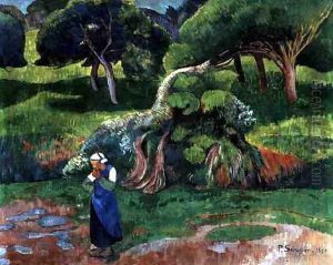 Landscape at Le Pouldu, 1890 by Paul Serusier