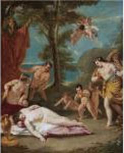 Bacchus And Ariadne by Sebastiano Ricci