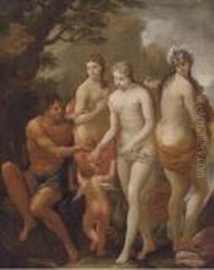 The Judgement Of Paris by Sebastiano Ricci