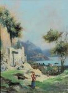 Veduta Di Amalfi by Oscar Ricciardi