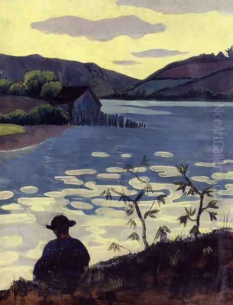 Fisherman on the Laita - view 1