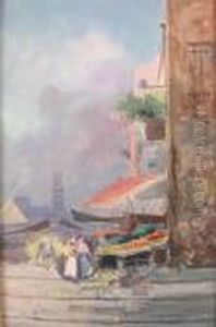 ''scorcio Di Porto Conmercato''. ''scorcio Di Porto Conmercato''.