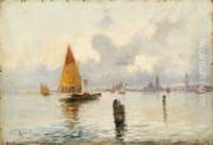 Venezia, Vele In Laguna by Oscar Ricciardi