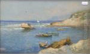 Coastal View With Boats