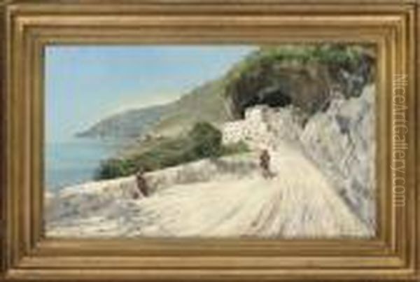 The Road Home From Market, Amalfi - view 1