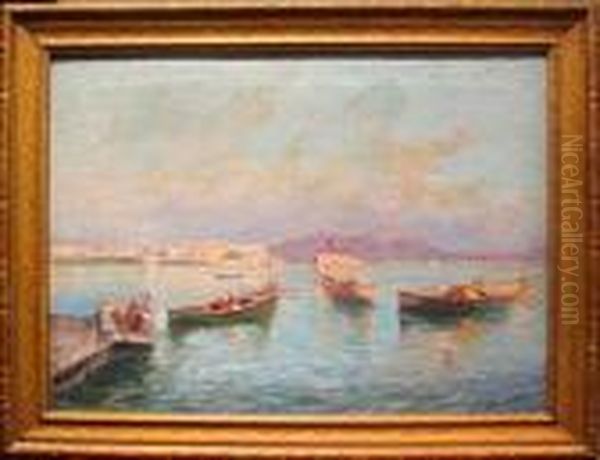 Bay Of Naples With Vesuvius - view 1