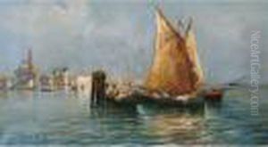 Barche E Pescatori A Venezia Barche E Pescatori A Venezia