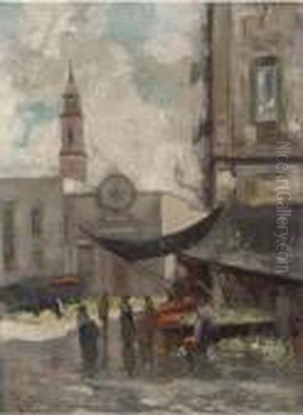 A Neapolitan Fruit Market - view 1