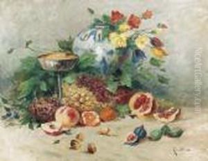 Natura Morta Di Frutta by Oscar Ricciardi