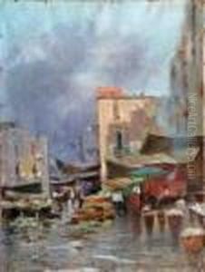 Mercato A Piazza Del Carmine by Oscar Ricciardi