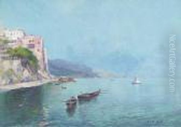 Fishing Vessels In A Neapolitan Bay - view 1