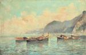 Pescatori A Sorrento by Oscar Ricciardi
