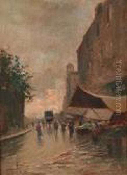 A Rainy Market Day - view 1