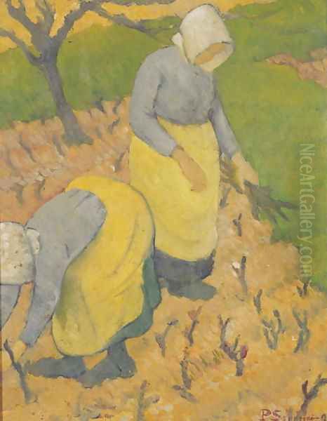 Women in the Vineyard, 1890 - view 1